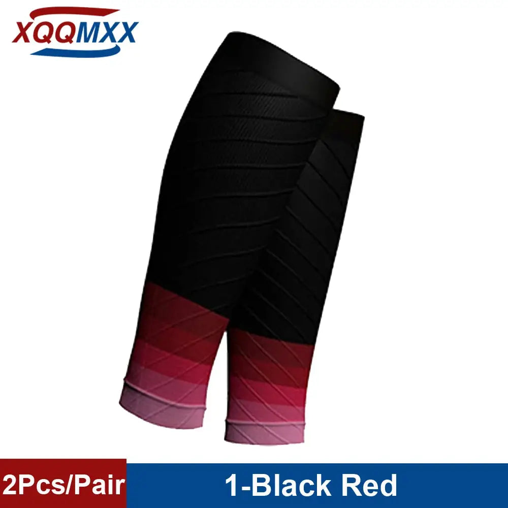 Compression Calf Sleeves For Men And Women 20 To 30 MmHg Footless Shin Splint Relief For Running Cycling