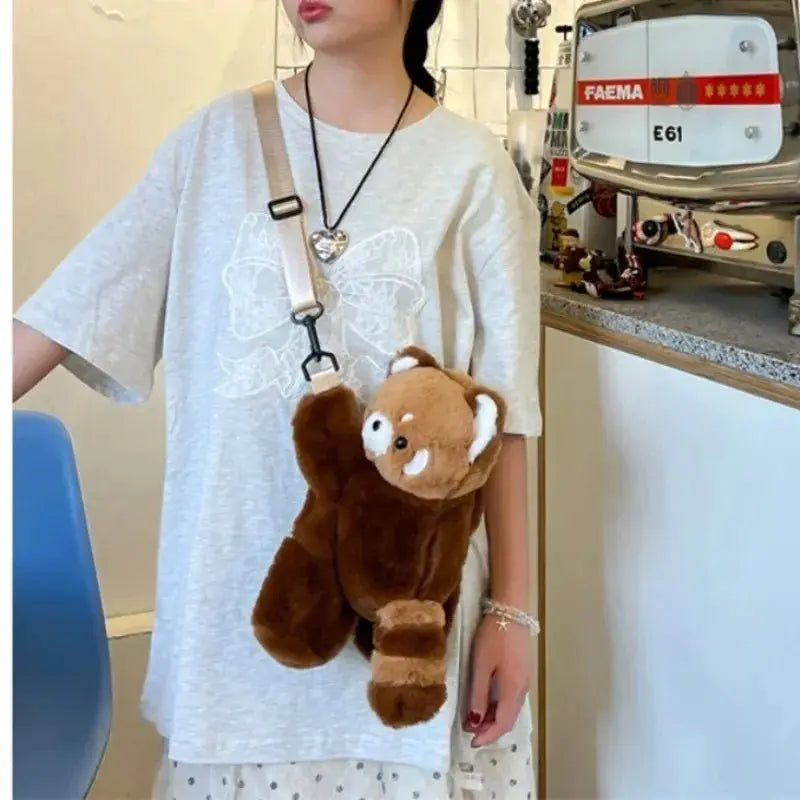 Red Panda Plushie Backpack - Simples Market