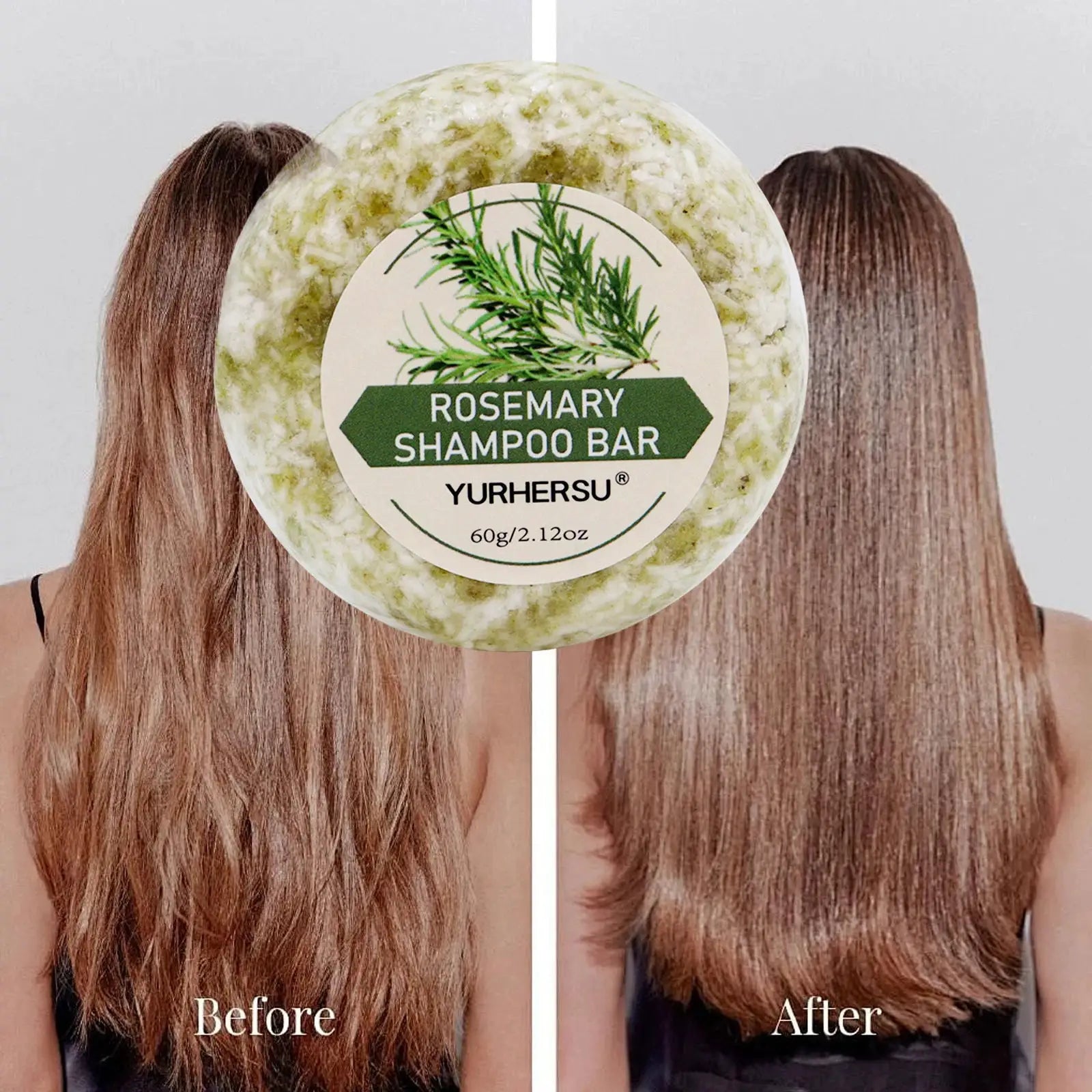 Rosemary Shampoo Soap Bar for Nourishing Hair Repair Gentle Solid Shampoo for All Hair Types
