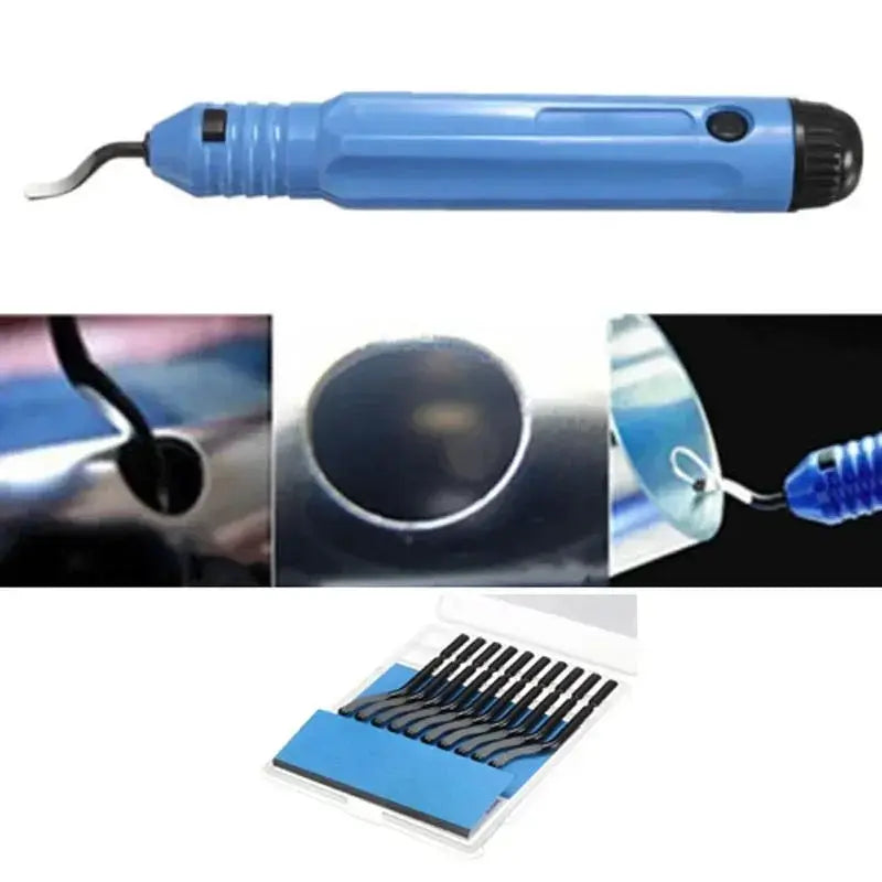 Professional Rotary Deburring Tool Kit With NB1100 And BS1010 Blades For Metal Wood And Plastic Burr Removal Edge Repair