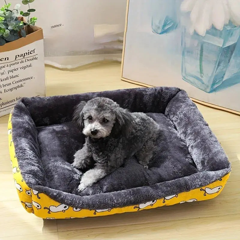 Winter Cozy Dog And Cat Sofa Bed Mat Plush Pet Bed For Small Medium And Large Dogs And Cats