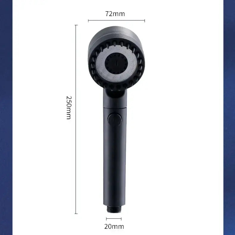 High Pressure Filter Shower Head With 3 Mode Adjustable Spray Massage Brush Rain Shower Head Bathroom Accessories