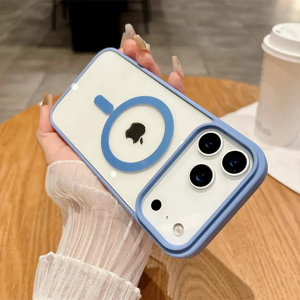 Shockproof MagSafe Magnetic Phone Case Transparent Acrylic Cover For Iphone Models With Shock Protection