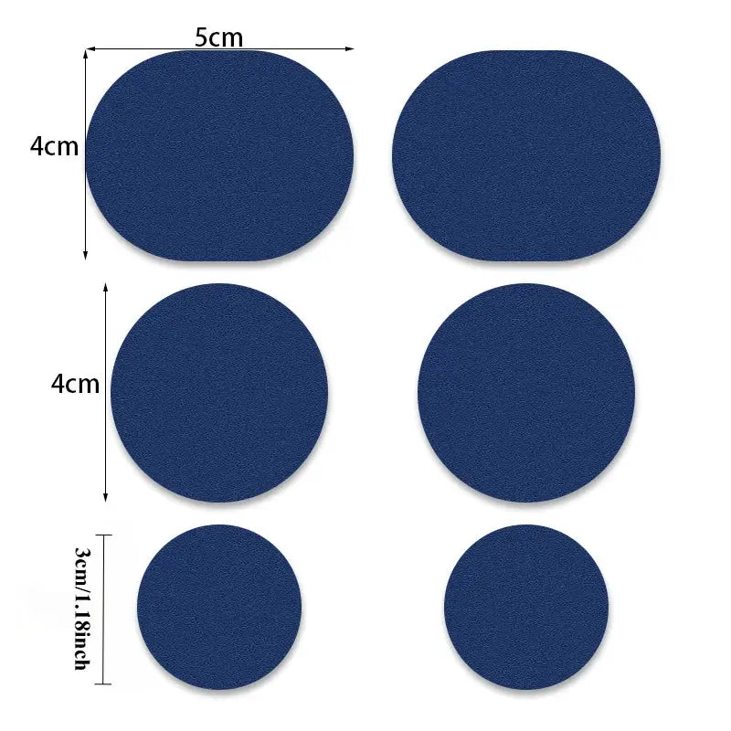 Six Pieces Sports Shoe Repair Patches Self Adhesive Insole Patches For Inside Shoes And High Heels Anti Wear