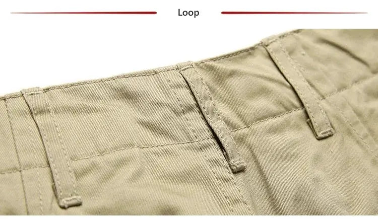 Rugged Bronson Army Chino Trousers khaki with belt loops