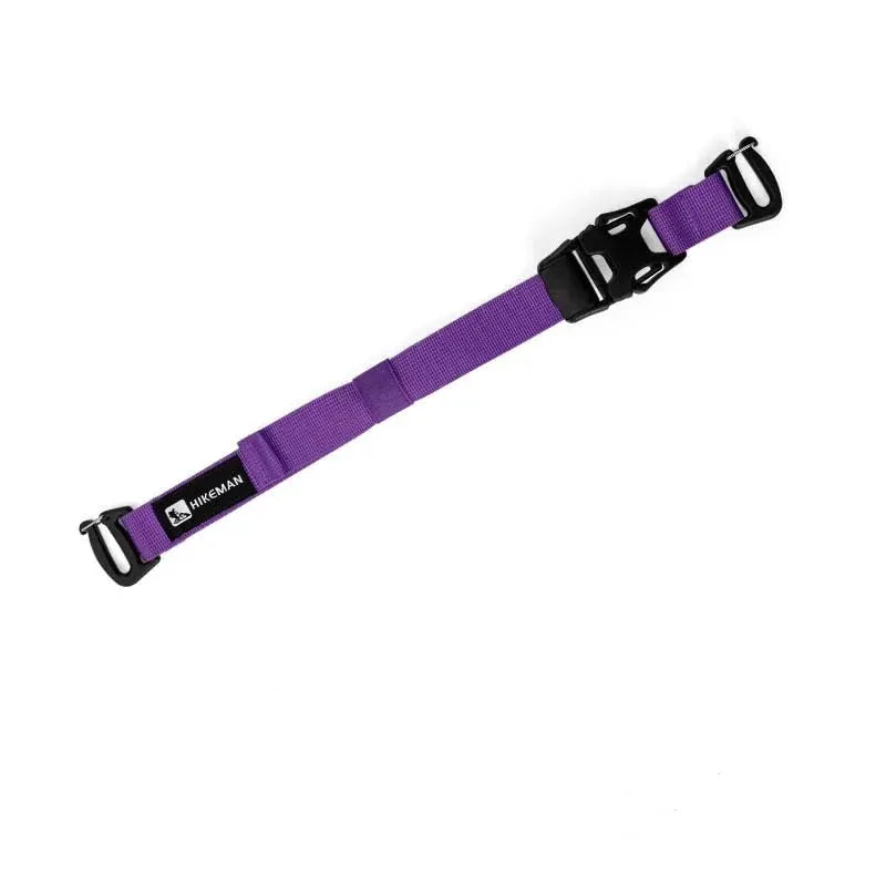 Luggage strap by HIKEMAN, purple adjustable outdoor packing strap with plug-in buckle ends