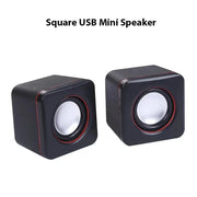NovaSound USB External Small Speaker For Desktop And Laptop Clear Stereo Sound With Easy USB And 3.5mm Connection