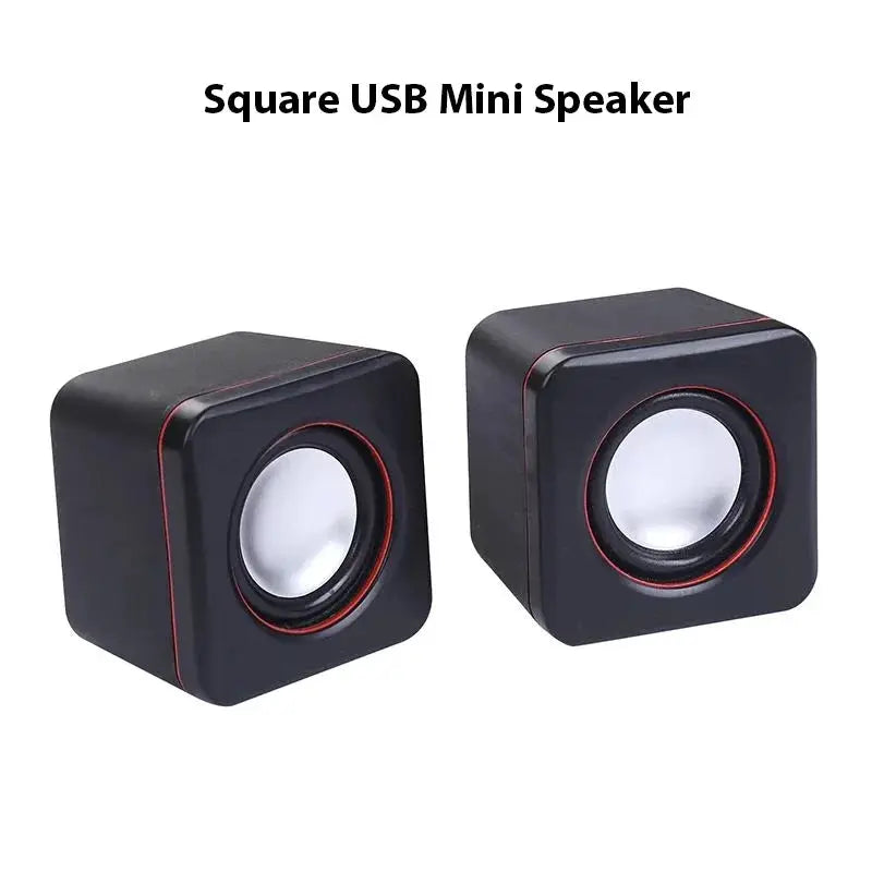 NovaSound USB External Small Speaker For Desktop And Laptop Clear Stereo Sound With Easy USB And 3.5mm Connection