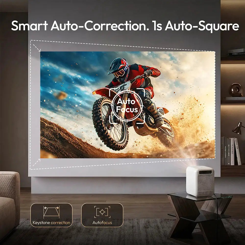 Byintek Love U4 Mini Home Theater Projector 4K 1080P Android Wifi