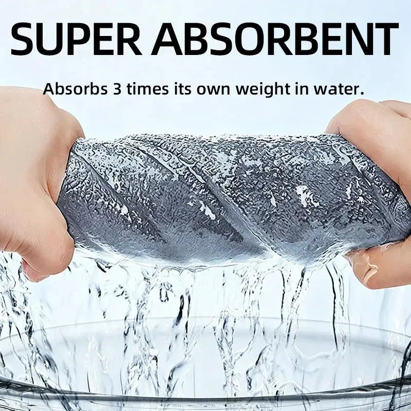Grey bathroom rug with super-absorbent, quick-dry, non-slip design for bathroom decor