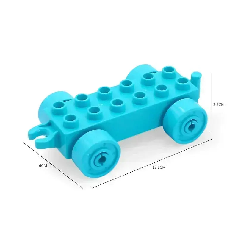 Big Building Blocks Accessories Compatible With Large Bricks Educational Toy Set For Kids Trucks Cars City Traffic