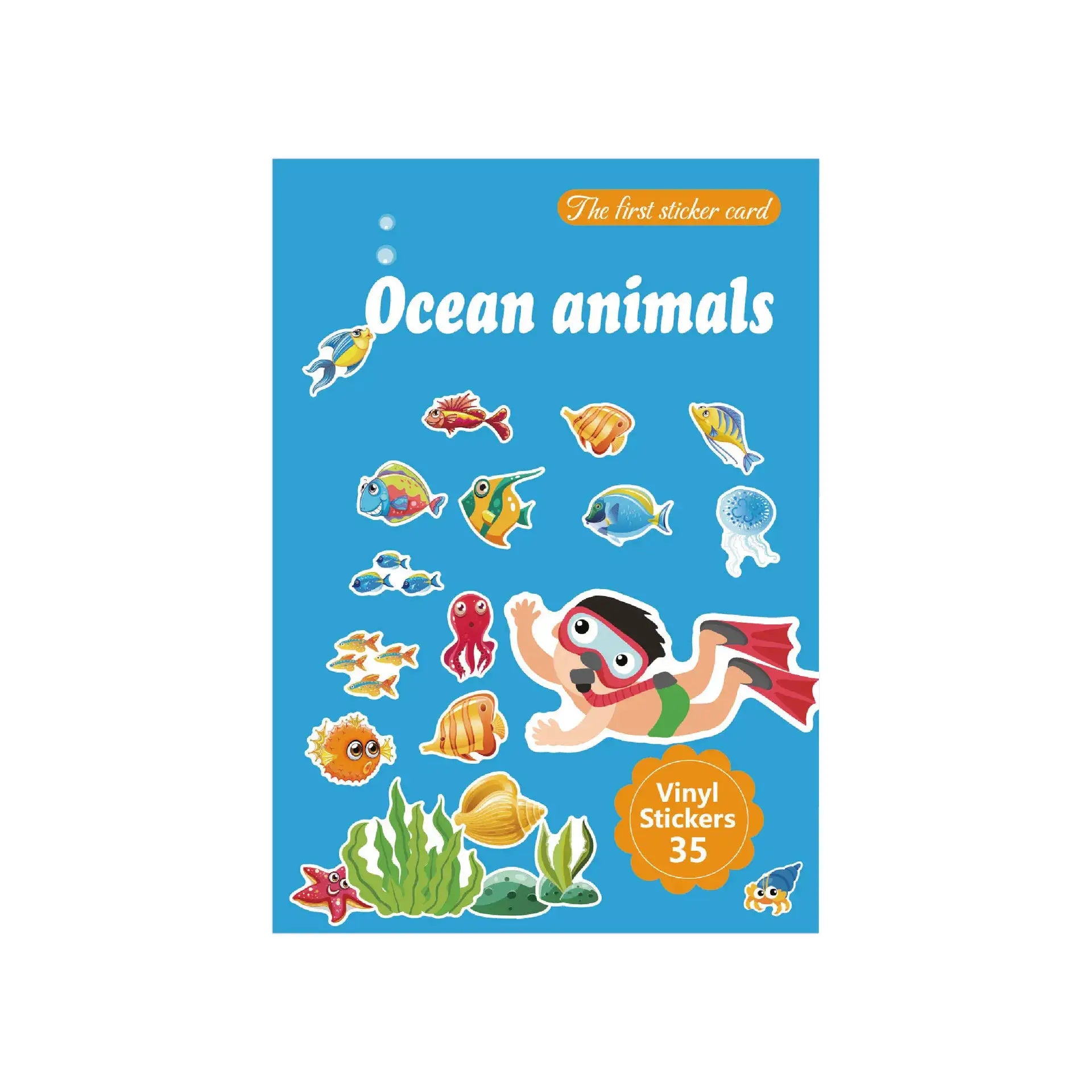 Kids Reusable Sticker Book for Ages 2 to 6 Featuring Multiple Cartoon Scenarios DIY Puzzles Educational Toy Gift