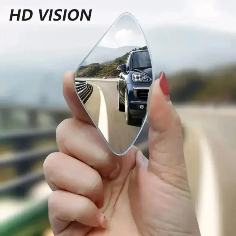 2 Piece Universal Fit Blind Spot Mirrors for Cars Wide Angle Rearview Mirror with 360 Degree Adjustable High Definition