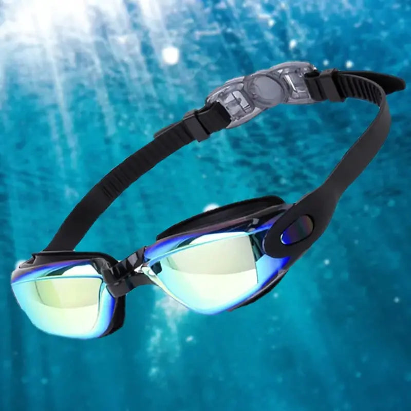 High Definition Swimming Goggles For Adults Silicone Universal Fit Waterproof Anti Fog Electroplating Lenses New Style