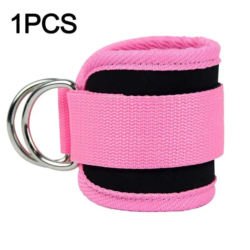 FlexFit Ankle Strap Resistance Bands Set For Hip Strength And Glute Toning At Gym And Home Workouts