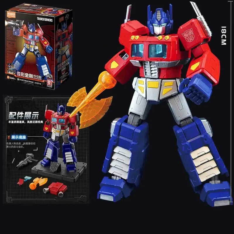 18.5cm Blokees Transformers Tarn Soundwave Orion Pax Optimus Prime IDW Action Edition Decepticons Figure Toy