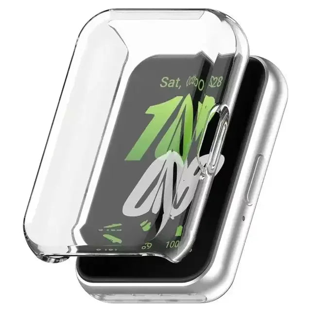Case for Samsung Galaxy Fit3, clear TPU full-coverage protective cover with screen protector