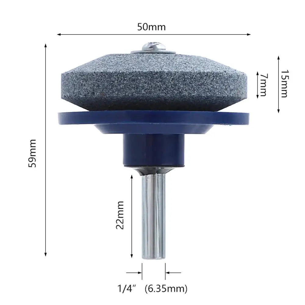 Diamond Grinding Stone For Mower Blade Sharpener Wear Resistant Grinding Head Compatible With Electric And Hand Drills