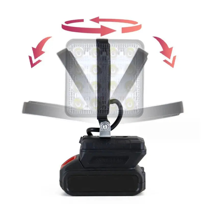 Makita 18V LED Work Light by HOMEFISH, portable emergency flood lamp
