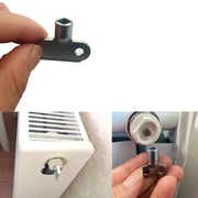 Two Pack Radiator Exhaust Valve Keys 5x5mm Square Socket Zinc Alloy For Standard Heating Valves