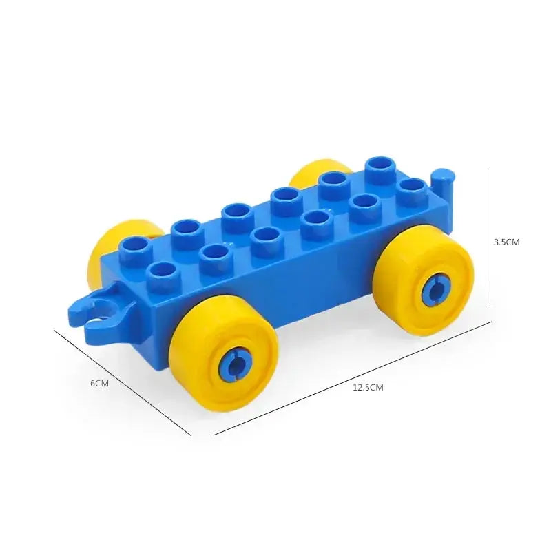 Big Building Blocks Compatible With Large Bricks Road Plates Car Parking Fuel Station Traffic Educational Toys For Kids