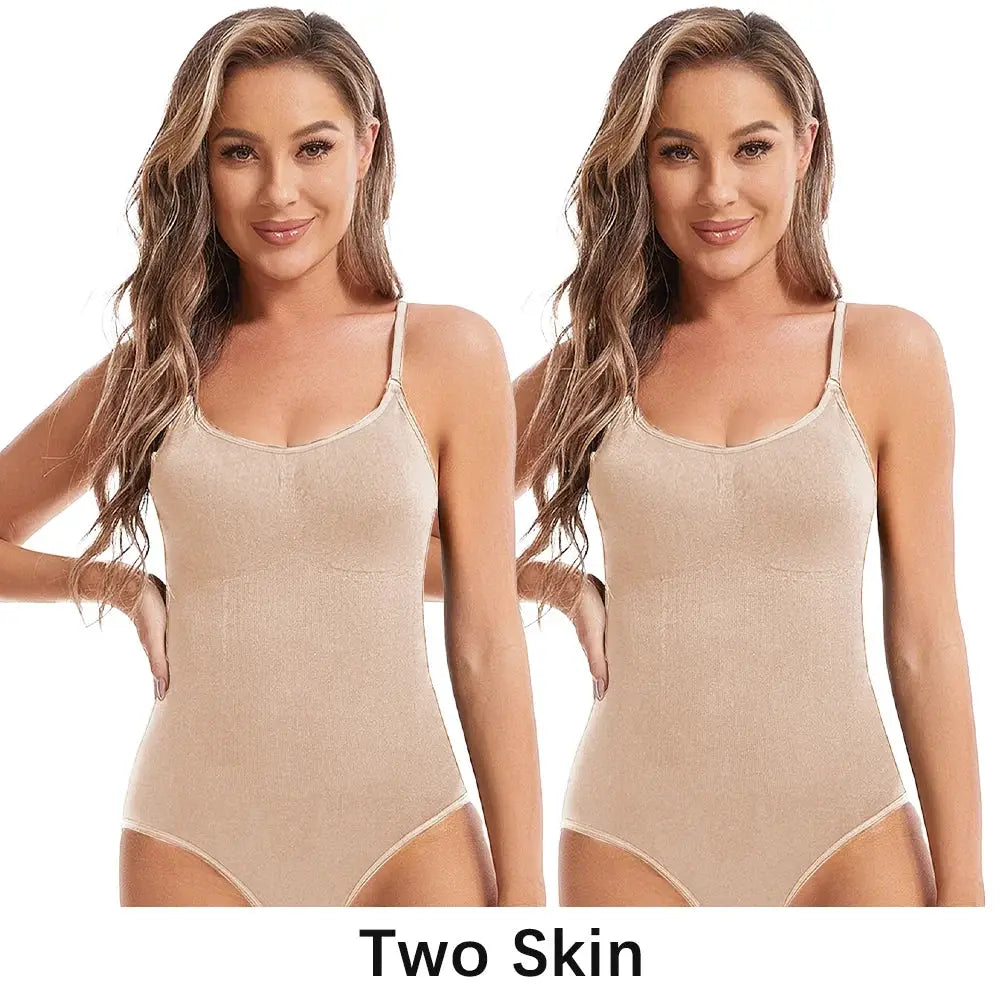CurveCraft Open Crotch Seamless Shapewear Bodysuit For Butt Lift And Smoothing Silhouette
