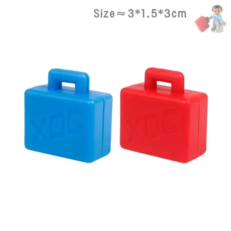 Big Building Blocks Play House Furniture Accessories Indoor Bed Compatible Large Bricks Assemble Toys For Kids Gift