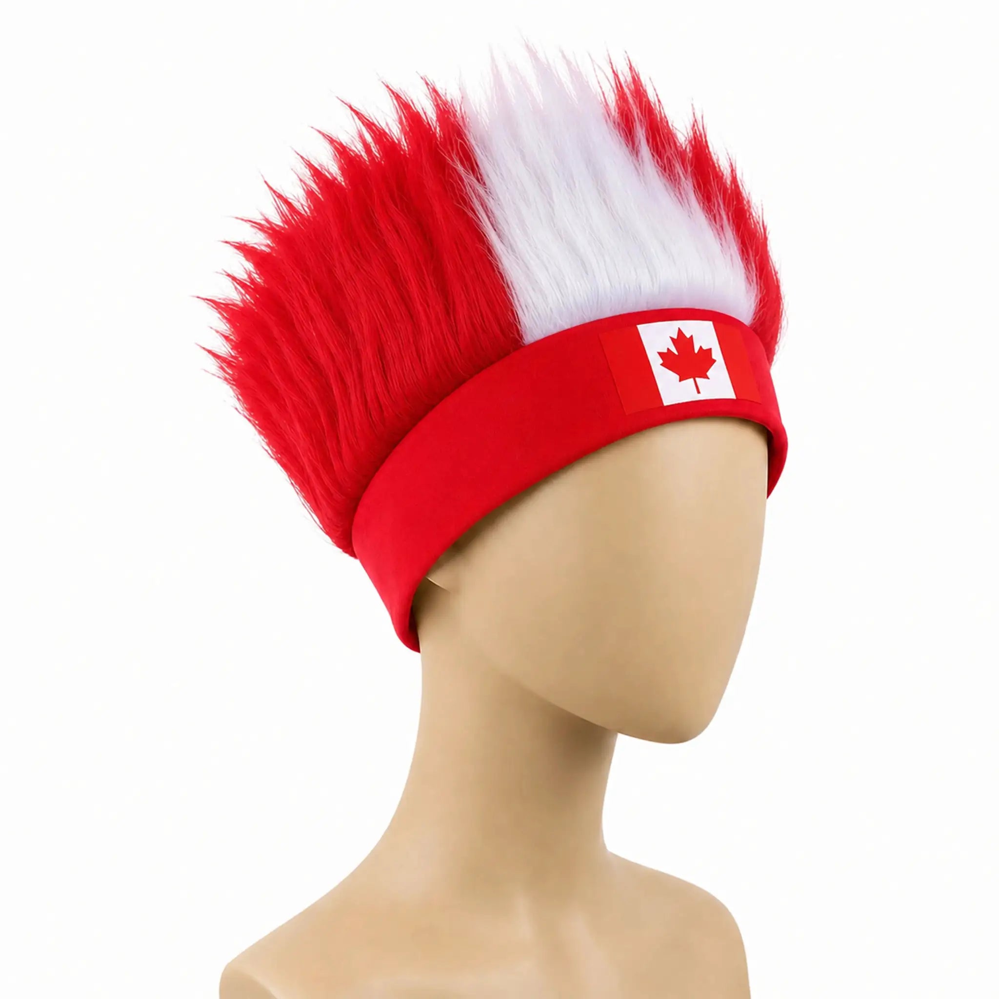 World Cup Wig With Logo In National Flag Colors For Brazil Argentina
