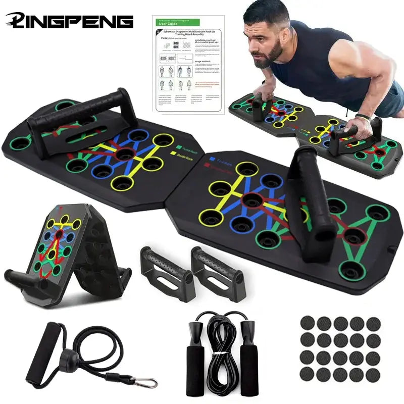 Household Multifunctional Push Up Training Board Portable Chest And Abdominal Muscle Workout Equipment