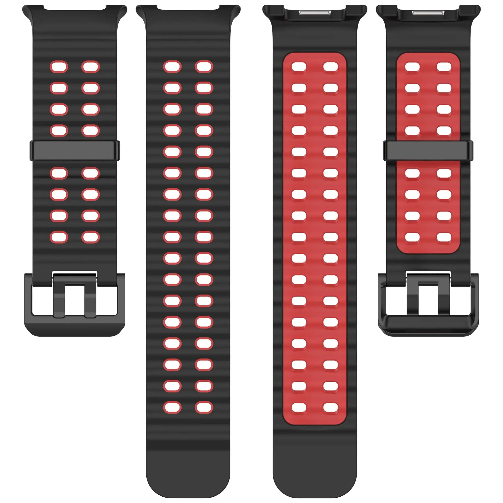 Silicone strap for Samsung Galaxy Watch 8/8 Classic Sport breathable wristband For Galaxy Watch 8 40/44mm Two-Tone silicone band