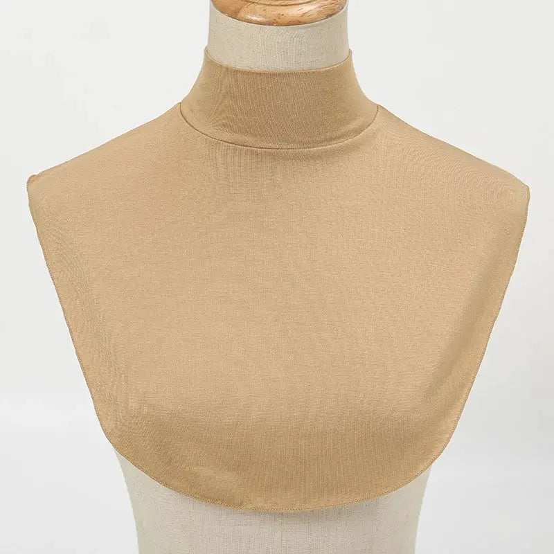 Modista Luxe Modal Turtleneck Hijab Extension With Detachable Neck Warmer For Warm Layered Look