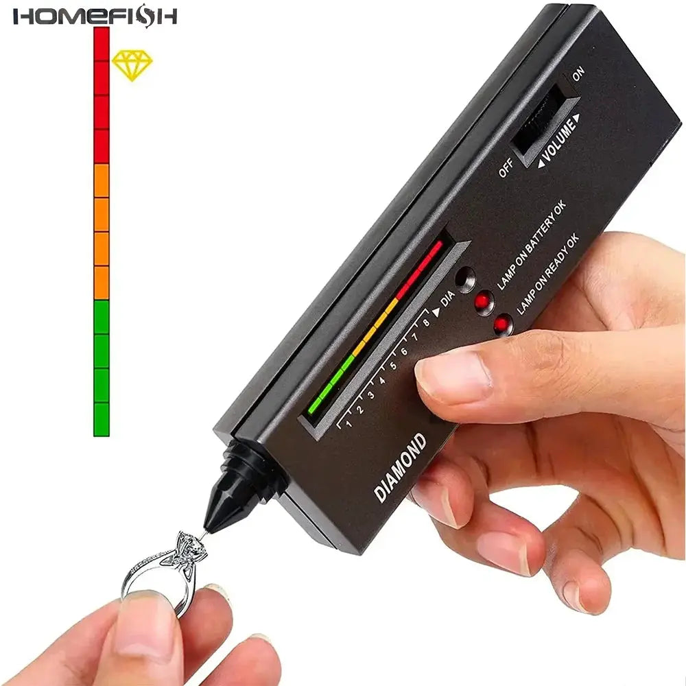 High Accuracy Diamond Tester Pen Kit With LED Indicator And Audio Alerts For Jewelry And Loose Stones