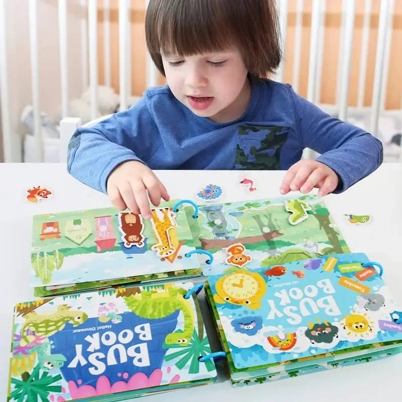 Montessori Baby Busy Book My First Quiet Book For Early Learning Educational Toy With Matching Games For Babies