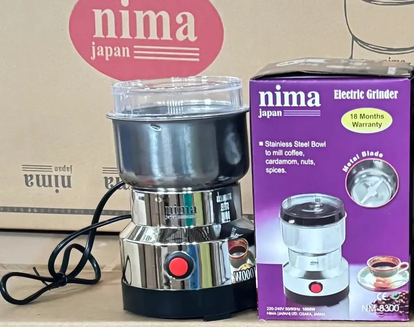 Mini Electric Grinder 300ml Ultrafine Pulverizer For Baby Food Coffee Spice Pepper Grain Mill With 2 And 4 Blades