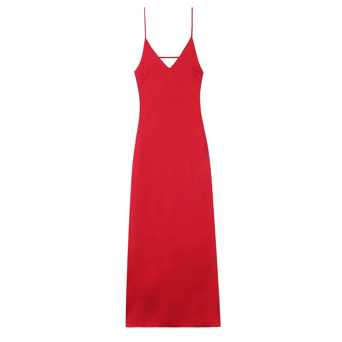 HH Women Summer Yellow V Neck Sling Dress Lightweight Sleeveless Maxi For Effortless Elegance