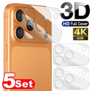 Camera lens tempered glass set by Simples Market for iPhone 17 Pro Max/17 Air, 5-pack, 3D full cover
