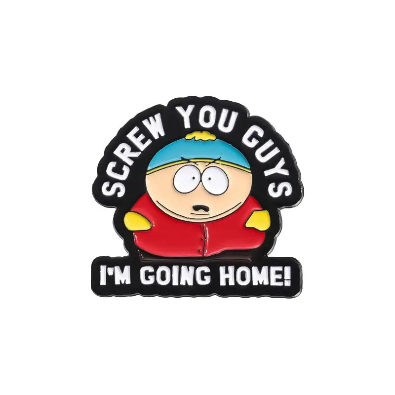Custom Cartoon Character Enamel Pins Set Cute Metal Brooches Lapel Badges Gift For Kids Friends