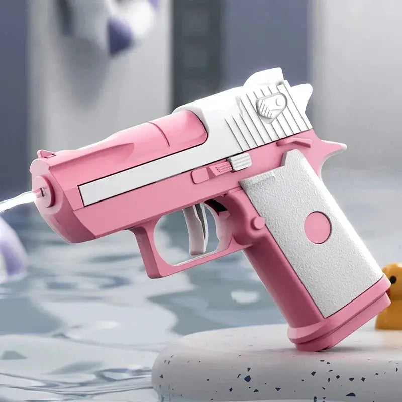 Mini Water Pistol Mechanical Continuous Firing Water Gun For Summer Pool Parties Outdoor Games