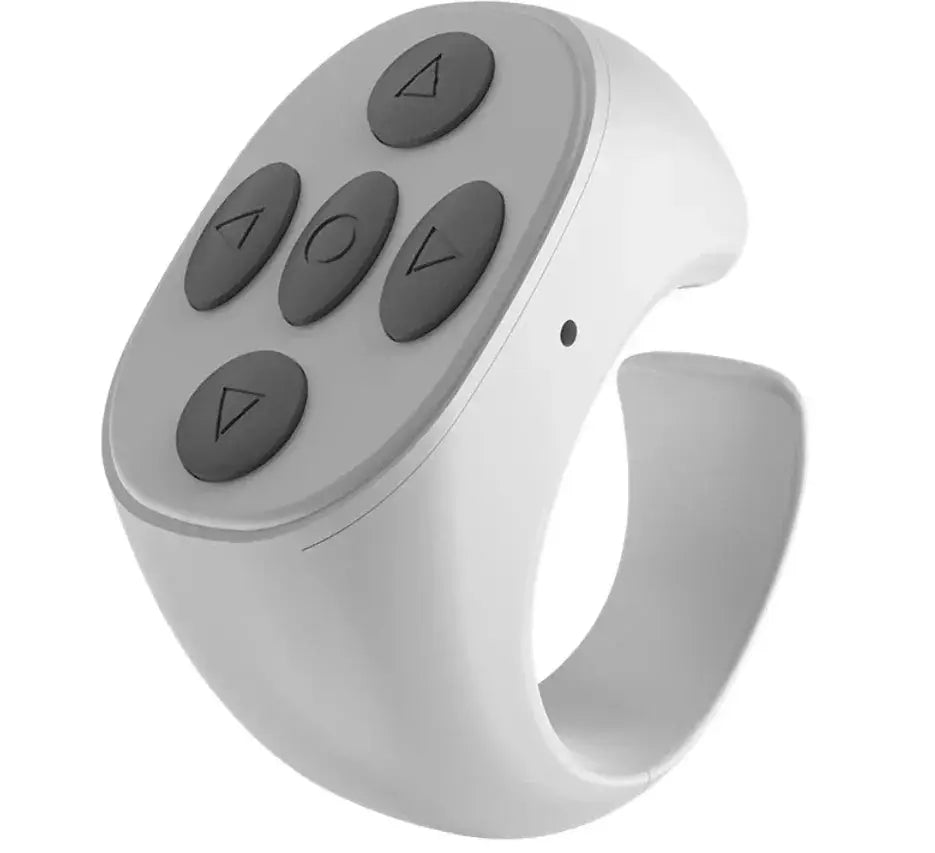 Smart Fingertip Ring Remote Control Wireless Bluetooth Mouse Page Turner For Mobile Selfies And Videos Ebooks Comics