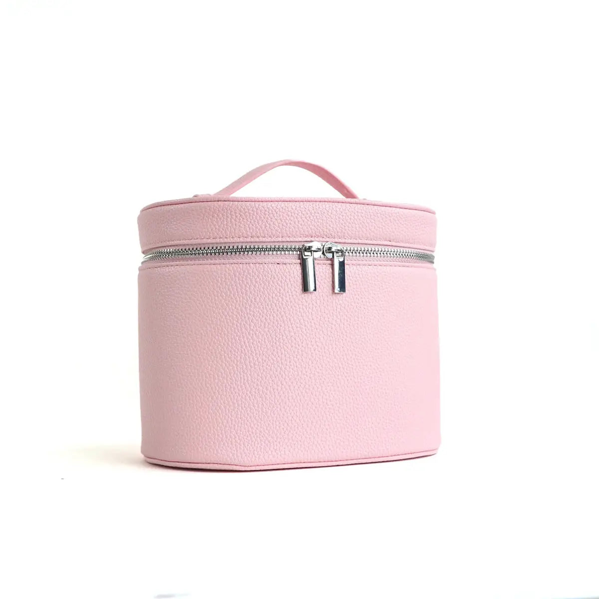 VoyageLux PU Leather Cosmetic Box With Internal Organizer Large Capacity Travel Makeup Bag With Customizable Names