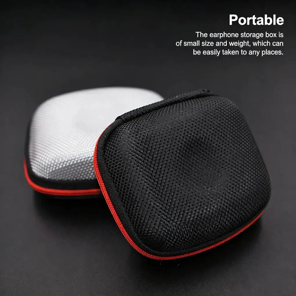 NovaCase Earphone Case Durable Compression Protection For Bluetooth Headsets And Small Earphones On The Go