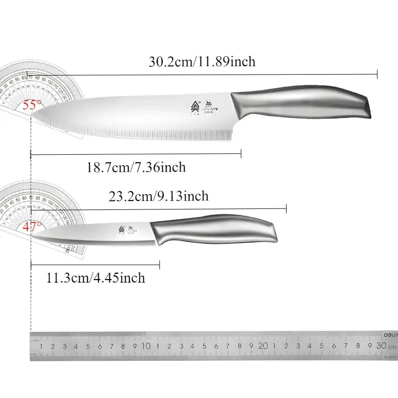 PrimeChef Stainless Steel Kitchen Knife Precision And Versatility For Meat Fruits And Vegetables