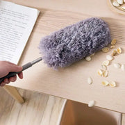 Retractable Duster With Stainless Steel Long Handle And Microfiber Dusting Head For Car And Home Cleaning