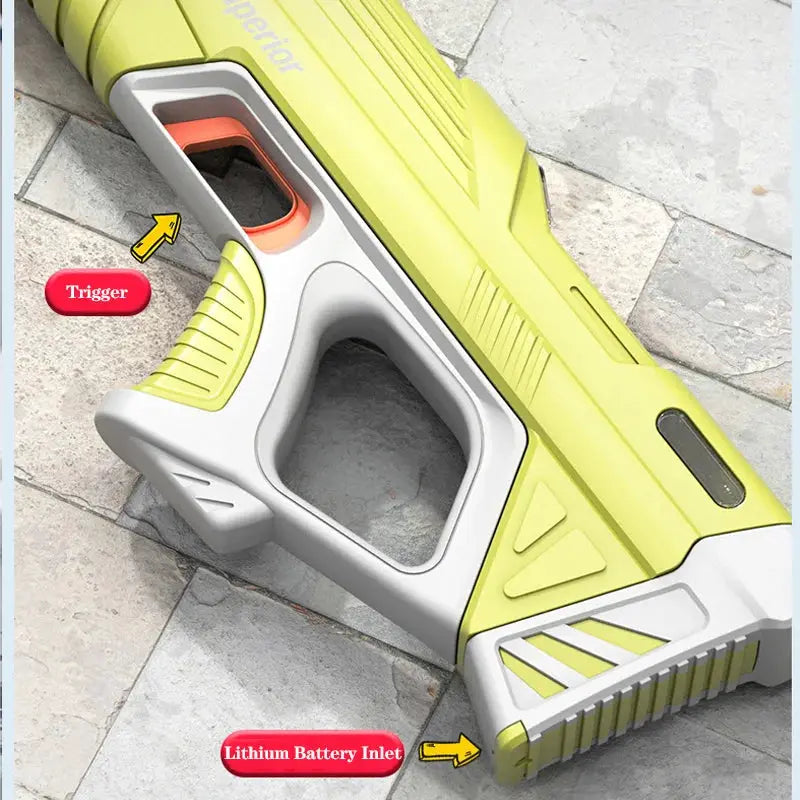 43cm Full Electric Automatic Water Storage Gun Toy For Kids Boys Beach Summer Outdoor Battle Game