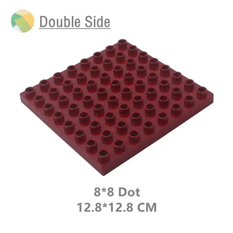 9 Sizes Big Building Plastic Blocks Base Plates Compatible With Large Bricks And Assembly Figures For Kids Toys