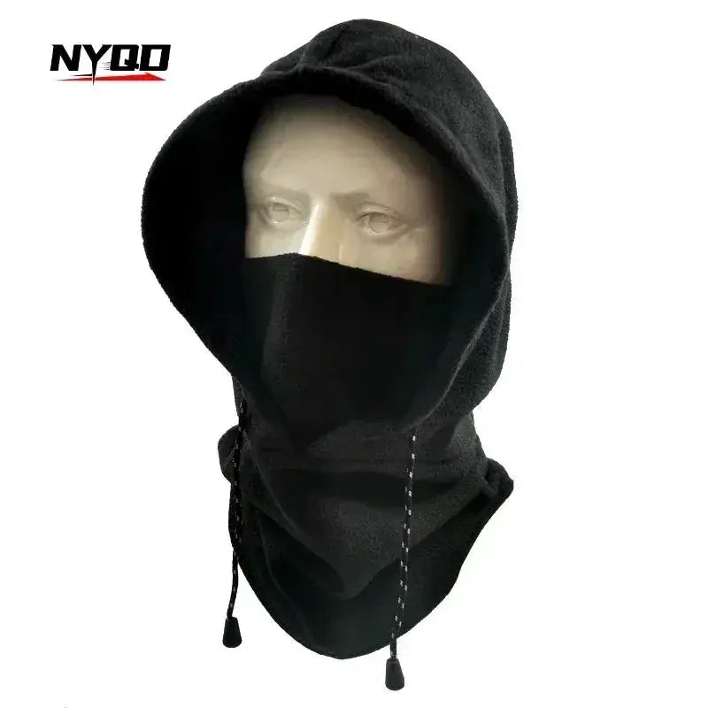 NYQD Fleece Balaclava Face Mask for Men and Women Winter Neck Warmer Hood Ski Sun Protection Windproof
