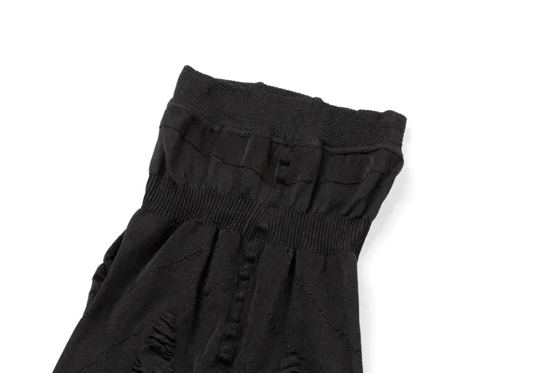 Men's tummy-control shorts, high-waist black compression shapewear