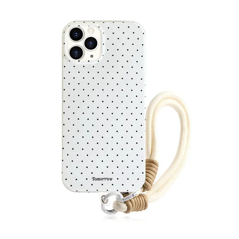 Polka Dot iPhone Case Ultra Slim Shockproof For iPhone 11 12 13 14 15 16 17 Pro Max And Air