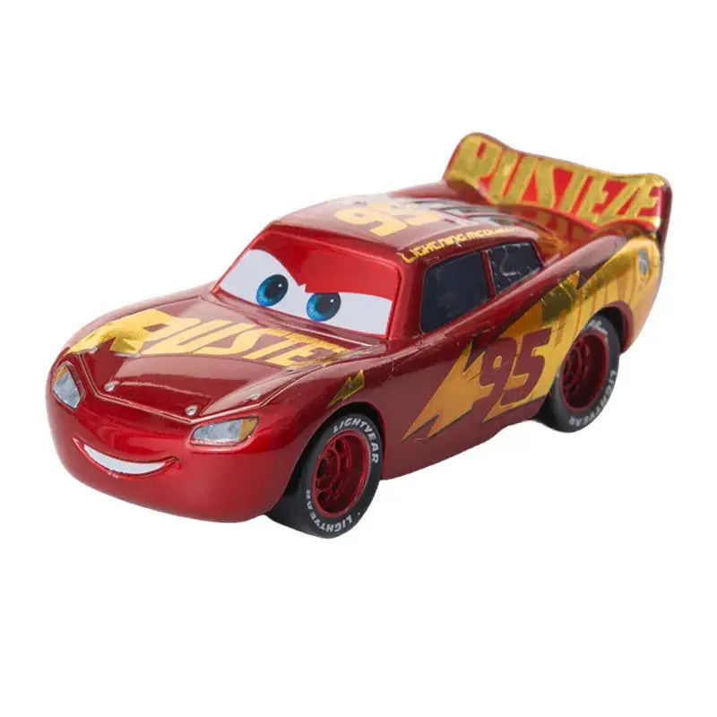 Disney Pixar Cars One Fifty Five Scale Diecast Lightning McQueen And Mater Metal Car Model Collectible Toy