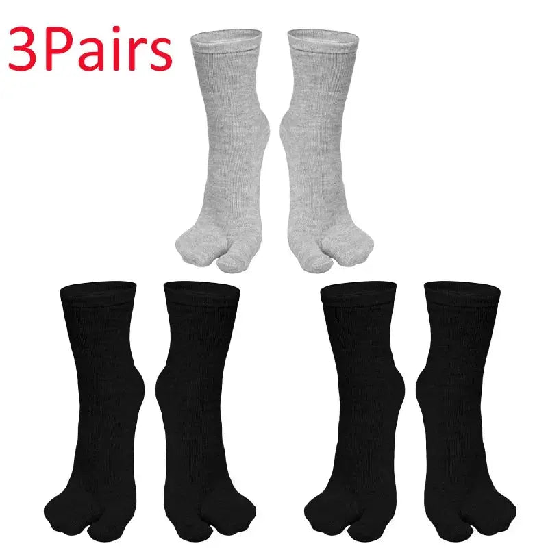 Fashion Japanese Style Tabi Toe Socks For Men Women Split Toe Socks For Geta Zori Flip Flops And Sandals Fiber